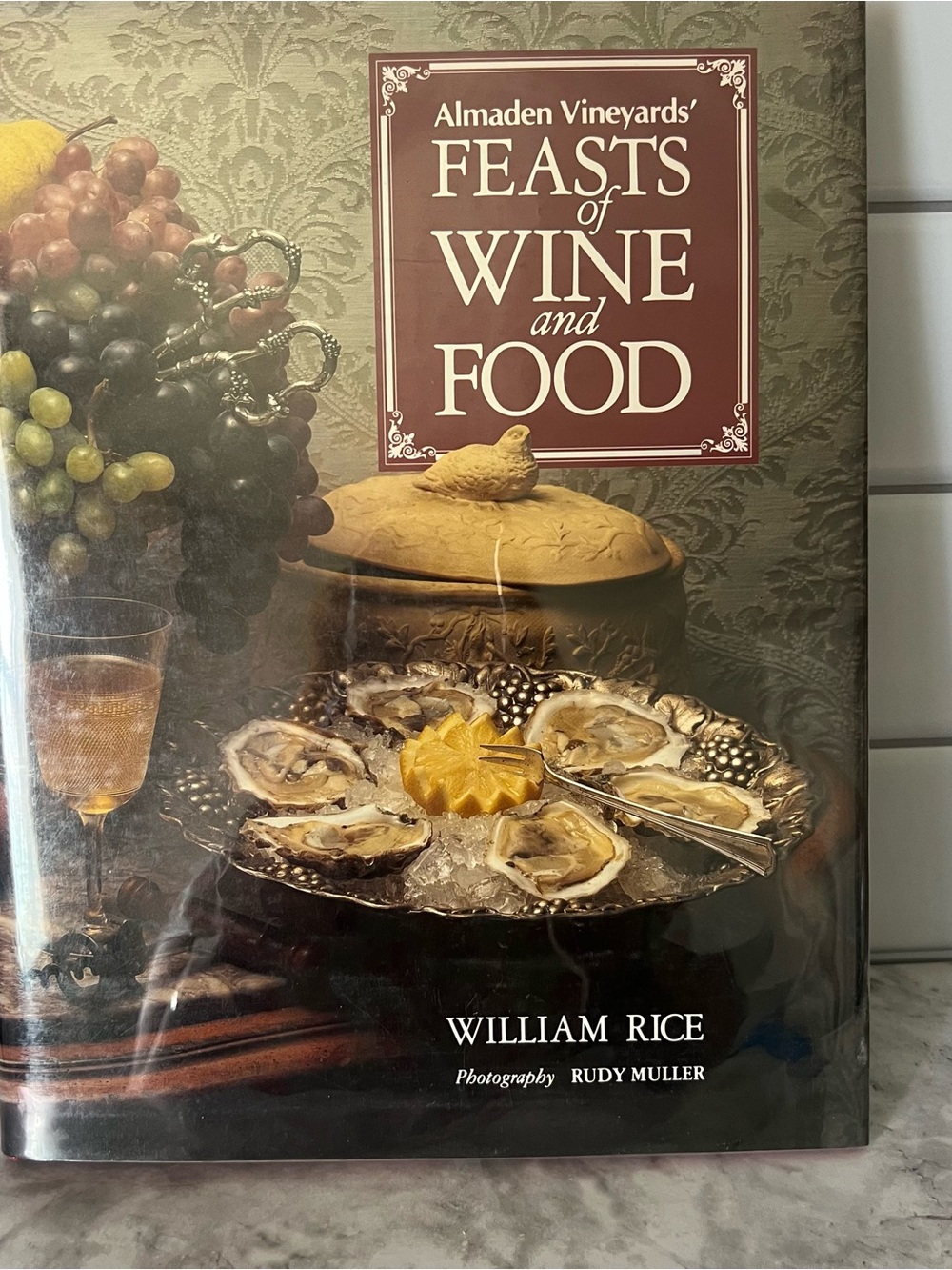 Vintage Feasts of Wine and Food — Brown and Gold Cover